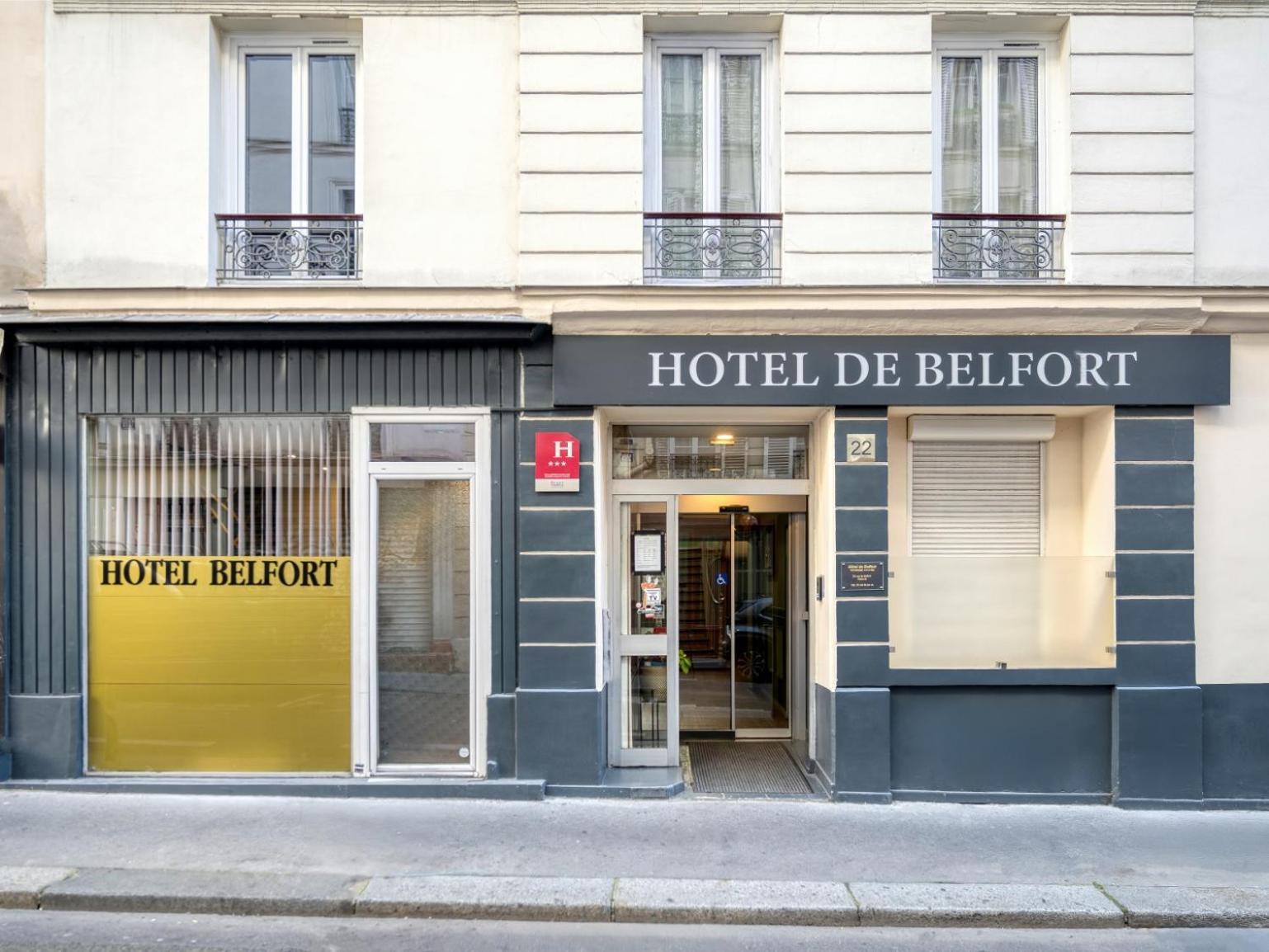 Hotel De Belfort Париж Экстерьер фото